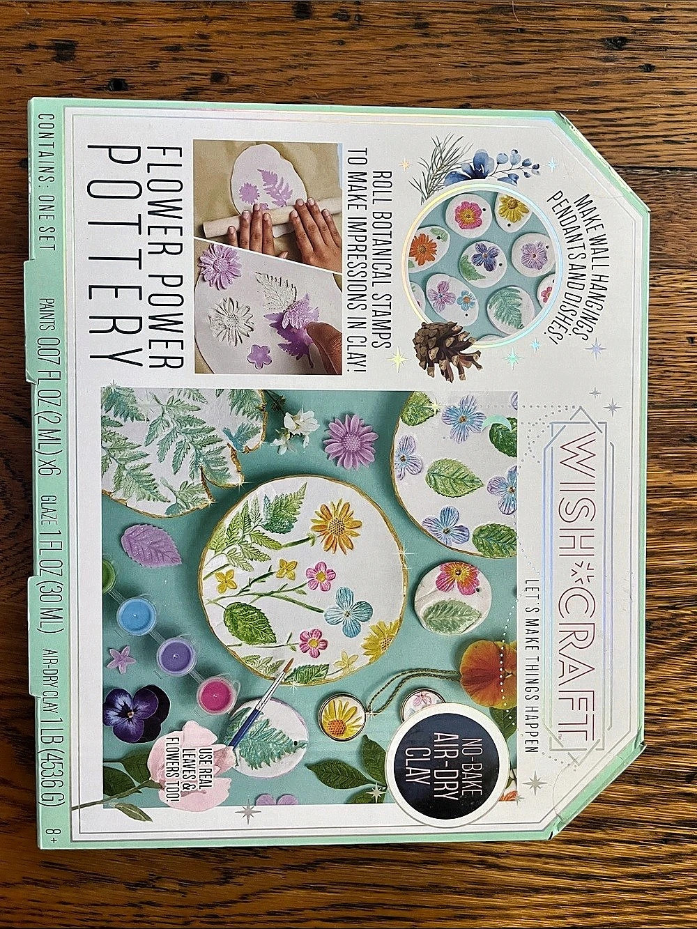 WishCraft Flower Power Pottery Kit Floral